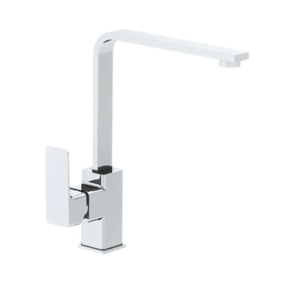 Square Mono Bloc Kitchen Sink Mixer – Hot & Cold